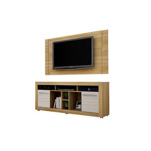 Rack Painel Firenze 1.67x46x23 Cinamomo/Off-White Valdemoveis