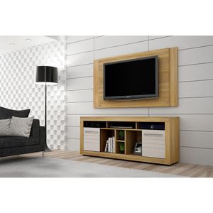 Rack Painel Firenze 1.67x46x23 Cinamomo/Off-White Valdemoveis