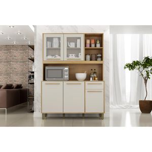 Armario Rubi 1.23x53x28 Cinamomo/Off-White  Valdemoveis