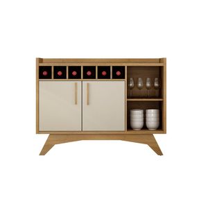 Buffet Clara 1.17x38x21 Cinamomo/Off-White Valdemoveis