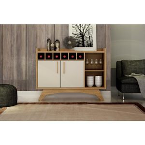 Buffet Clara 1.17x38x21 Cinamomo/Off-White Valdemoveis