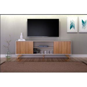 Bancada Manaus 2.02x44x50 Off-White/Cinamomo Valdemoveis