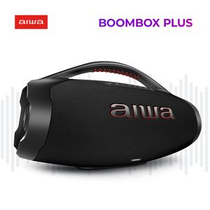 Caixa de Som Boombox Plus 200W com Bluetooth Função WTS e IP66  Bivolt Preta AWS-BBS-01B Aiwa
