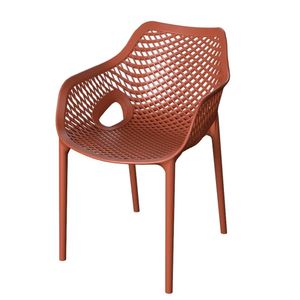 Poltrona Colmeia Terracota 80X54X62CM - Forte plástico