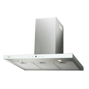 Coifa de Parede Fischer 90Cm Infinity Dig Touch com Função Depurador Branca 220V