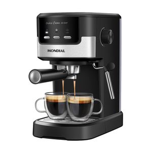 Cafeteira Espresso Dolce Crema 20 Bar Preto/Inox 1200W 220V C-20-EC Mondial