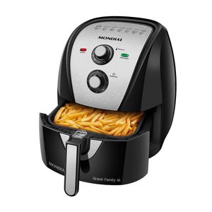 Fritadeira Air Fryer 6L Preto/Inox 1900W 220V AFN-60-BI Mondial
