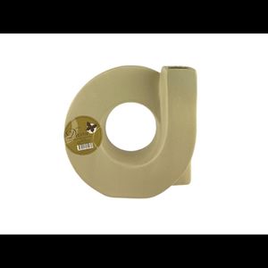 Vaso em Cerâmica 17Cm Nórdico Rosca Hasiera