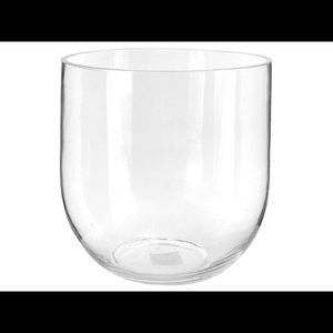 Vaso de Vidro 16Cm Baixo Curvo Hasiera