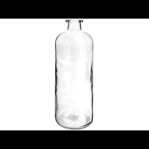 Vaso de Vidro 33Cm Alto Garrafa Hasiera