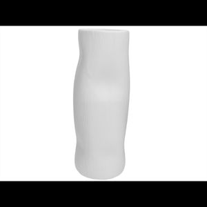 Vaso em Dolomita 30Cm Alto Amassado Br Hasiera