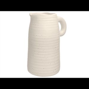 Jarro em Porcelana 21cm Alto Nórdico Ondulado Cr Hasiera