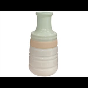 Vaso em Porcelana 25Cm Md Retrô Mosaico Hasiera