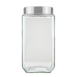 Pote De Vidro Quadrado Collection 2,2L - Invicta