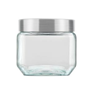 Pote De Vidro Quadrado Collection 800Ml - Invicta