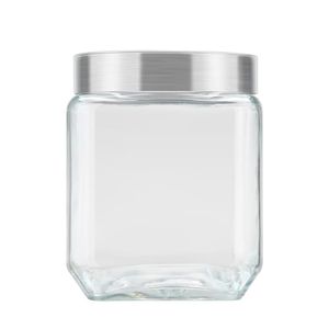 Pote De Vidro Quadrado Collection 1,2L - Invicta