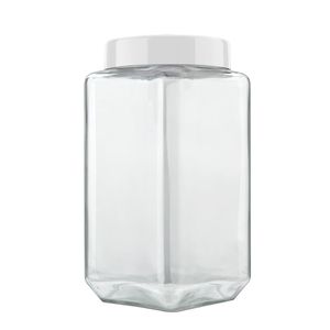 Pote De Vidro Quadrado Color 2,2L - Invicta