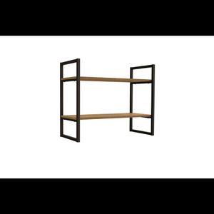 Nicho 2 Prateleiras Freijo/Preto Fosco Kappesberg