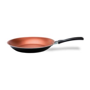 Frigideira Antiaderente Topazio 1,32L Cinza 24X3,75Cm - Brinox