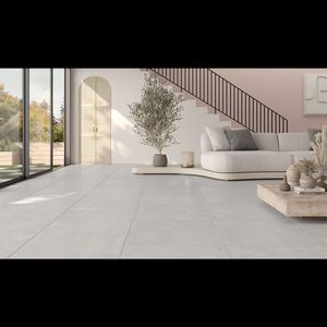 Porcelanato Satiny Cemento Avorio Acetinado 71X71 Tipo A 2,52M2 Embramaco