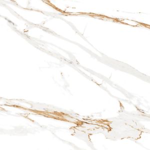 Porcelanato Satiny Calacata Oro Polido 71X71 Tipo A 2,52M2 Embramaco
