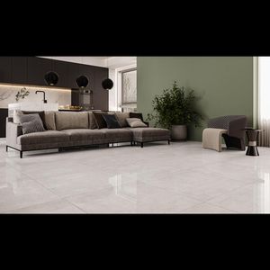 Porcelanato Satiny Cemento Avorio Polido 71X71 Tipo A 2,52M2 Embramaco