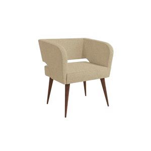 Poltrona Antara Boucle Bege Kappesberg