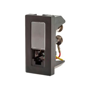 Módulo de Tomada para Telefone RJ11 Pial Plus Preto 4 Fios - 615010PT - Legrand