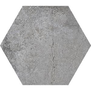 Piso Hexagonal Acetinado Bold Seattle Gris 7MM Tipo A 20X23CM - INC07490001 - Incepa