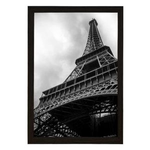 Quadro Com Vidro Torre Eifel 40X60Cm Arte Propria