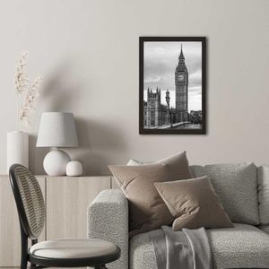 Quadro Com Vidro Big Ben 40X60Cm Arte Propria