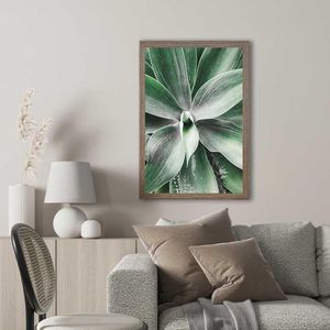 Quadro Com Vidro Folhas 40X60Cm Arte Propria