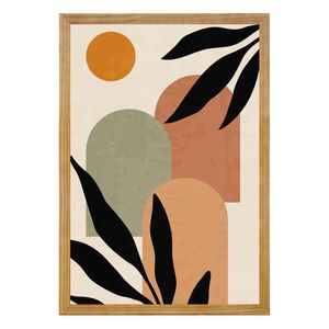 Quadro Com Vidro Estilizado Arco 40X60Cm Arte Propria