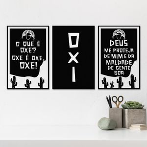 Placa Decorativa Cordel Deus 20X30Cm Arte Propria