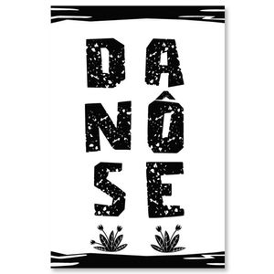 Placa Decorativa Cordel Danose 20X30Cm Arte Propria