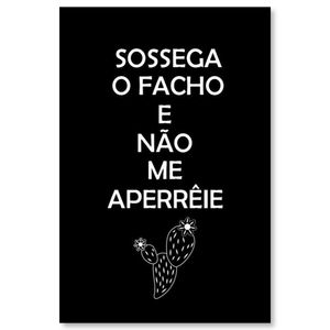 Placa Decorativa Cordel Facho 20X30Cm Arte Propria