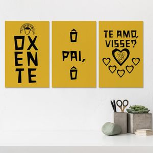 Placa Decorativa Cordel Oxente 20X30Cm Arte Propria
