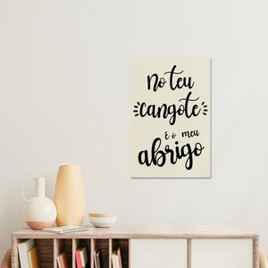 Placa Decorativa Cordel Cangote 20X30Cm Arte Propria