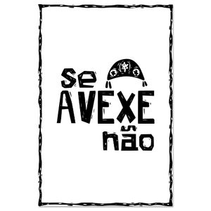 Placa Decorativa Cordel Avexe Não 20X30Cm Arte Propria