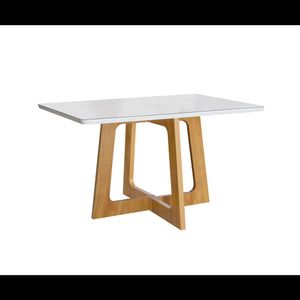 Mesa Dubai 1.20X0.90 Tampo Smart Plus Vidro Off Cel Moveis