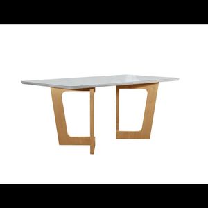 Mesa Dubai 1.70X0.90 Tampo Smart Plus Vidro Off Cel Moveis