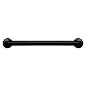 Barra De Apoio de Alumínio 50Cm Preto Mebuki