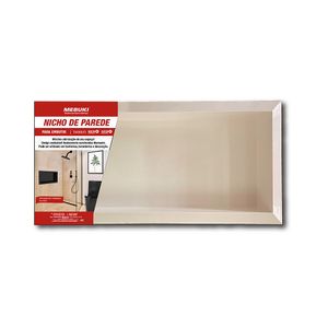 Nicho De Parede 30X60Cm Areia Mebuki