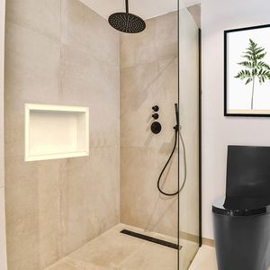 Nicho De Parede 30X60Cm Areia Mebuki