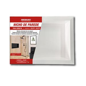 Nicho De Parede 30X40Cm Cinza Mebuki