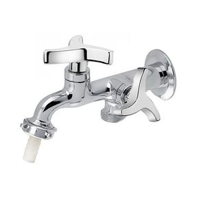 Torneira Para Máquina Lavar Com 2 Saidas Tremella Sigma