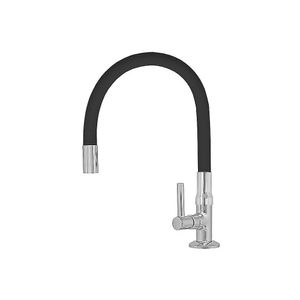 Torneira Com Bica Móvel Para Pia Cozinha Ou Lavatório Mesa 5/8 Black Sigma