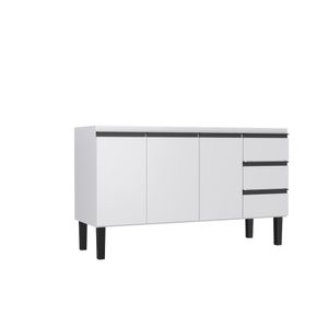 Balcão Aço 150Cm Netuno Branco Cozimax