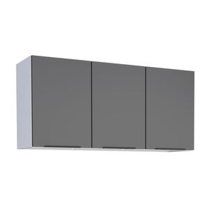 Armario Aereo Aço 120Cm Jupiter Preto Cozimax