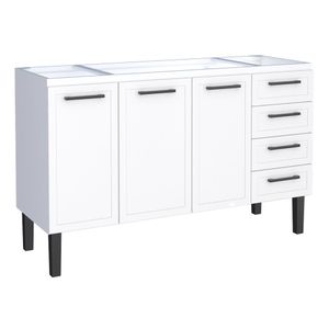 Balcão Aço 150Cm Juno Branco Cozimax